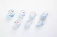 2. Gamegenic: Embraced Series - RPG Dice Set - Kości do Gry - Polar Bear