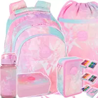 1. CoolPack Zestaw Szkolny Tie Dye 5el. Plecak F029912 + Worek F070912 + Piórnik F067912 + Z17912 + Z07912