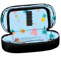 4. BeUniq Piórnik Tuba Usztywniona Stitch Czarny DS25HH-013