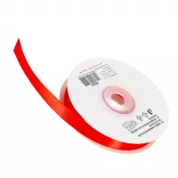 2. Craft With Fun Wstążka Dekoracyjna 12mm/25m Czerwona 599302