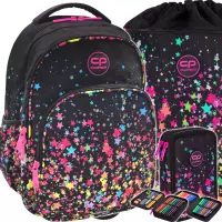 1. CoolPack Zestaw Szkolny Galaxy 3el. Plecak Base Plus E27589 + Worek E70589 + Piórnik E66589