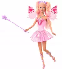 1. Mattel Lalka Barbie Wróżka Magiczna Różdżka Zmiana Koloru JCP76