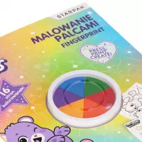 2. Starpak Farby Do Malowania Palcami 6 Kolorów Care Bears 582144