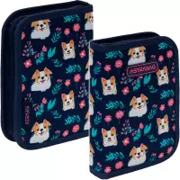 1. AstraBag Piórnik AC1 Pojedynczy Dwuklapkowy bez Wyposażenia Dear Puppy 503026014
