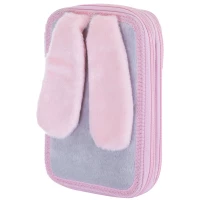 6. AstraBag Piórnik AC2 Dwukomorowy bez Wyposażenia Honeybunny 503023027
