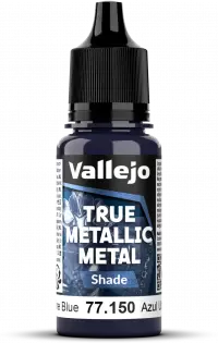 1. Vallejo: 77.150 - True Metallic Metal - Shade - Ultramarine Blue (18 ml)