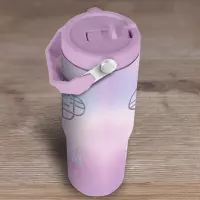 4. Kubek Termiczny K-POP Demon Hunters - Logo Huntrix 850 ml