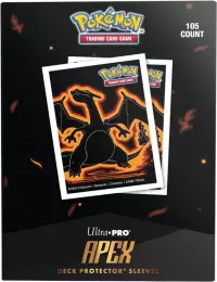 2. Ultra Pro: Pokemon - Apex Deck Protector Sleeves - Koszulki Na karty -  Neon Kanto - Charizard