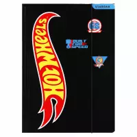 4. Starpak Teczka z Gumką Hot Wheels Black 583290