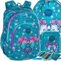 1. CoolPack Zestaw Szkolny Seafish 3el. Plecak Prime Pro F162963 + Worek F159963 + Piórnik F066963