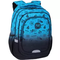 1. CoolPack Fast Plecak Szkolny Football 2T Blue F163008