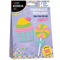 1. Kidea Pomponiaste Wyklejanki Sweet 700156