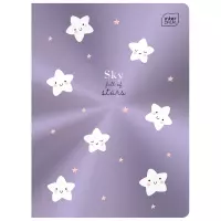 2. Interdruk Zeszyt A5 16 kartek kratka Metallic Girls 326706