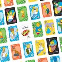 6. Mattel Gra Uno Simpsonowie JHB16