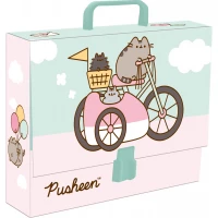 1. St.Majewski Teczka z Rączką A4 XL Pusheen Rowerek 663321
