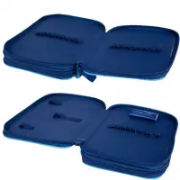 4. AstraBag Piórnik AC2 Dwukomorowy bez Wyposażenia Game Go 503021025
