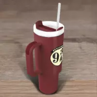 7. Kubek Podróżny ze Słomką Harry Potter peron 9 3/4 - 1180 ml