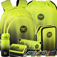 2. CoolPack Zestaw Szkolny Gradient Lemon 6el. Plecak Jerry E29510/F + Worek E70510 + Piórnik E67510/F + 536877 + Z07510