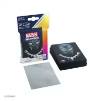 3. Gamegenic: MARVEL Art Sleeves (66 mm x 91 mm) - Koszulki na Karty - Black Panther 50+1 szt.