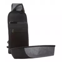 5. R-Bag Plecak Męski na Ramię z USB Magne Grey Z042