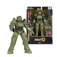 2. Figurka Akcji Fallout 76 Gaming Edition T-45 Military Armor (Red Platinum Edition)