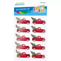 1. Craft With Fun Naklejki 3D Autko 567196