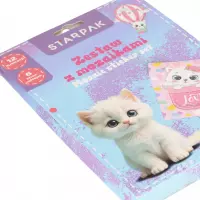 4. Starpak Zestaw Kreatywny Książeczka z Mozaikami Kitty 582147
