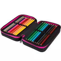 3. CoolPack Jumper 3 Piórnik Trzykomorowy Z Wyposażeniem Capybara Music F067961