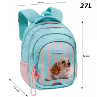 9. AstraBag Plecak Szkolny AB300 Puppy Line 502026047