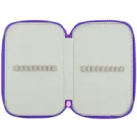 9. AstraBag Piórnik AC2 Dwukomorowy bez Wyposażenia Kitty 503026009
