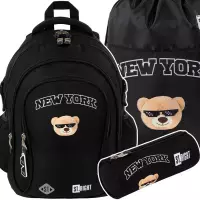 1. St.Right Zestaw Szkolny 3el.Nyc Mood Plecak 5697364 + Piórnik 5697395 + Worek 5697401