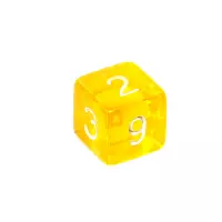 3. Komplet kości REBEL RPG - Mini Kryształowe - Żółte