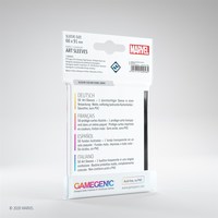 4. Gamegenic: MARVEL Art Sleeves (66 mm x 91 mm ) - Koszulki na Karty - Iron Man 50+1 szt.