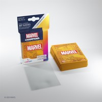 2. Gamegenic: MARVEL Art Sleeves (66 mm x 91 mm) - Koszulki na Karty - Orange 50+1 szt.