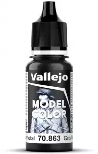 1. Vallejo: 70.863 - Model Color - Metallic - Gunmetal (18 ml)