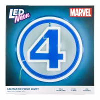 4. Neonowa Lampka Ścienna Marvel Fantastyczna 4