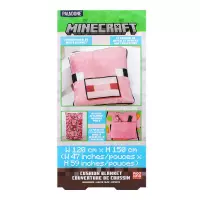 2. Poduszka Koc 2w1 Minecraft - Świnka