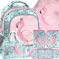 1. Paso Zestaw Szkolny 4el. Flaming Plecak PP26FL-260 + Piórnik PP26FL-013 + Worek PP26FL-712 + Torba PP26FL-074