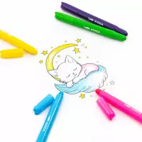 6. Kidea Kredki Żelowe Kotki 8 kolorów 706899