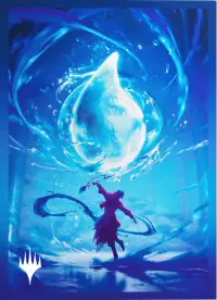4. Gamegenic: Magic the Gathering - Secrets of Strixhaven - Premium Art Sleeves - Island