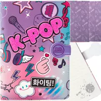 4. CoolPack Notes B6 Zamykany Magnesem K-Pop Rainbow 27430CP