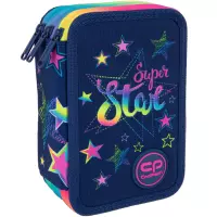 1. CoolPack Jumper 3 Piórnik Trzykomorowy Z Wyposażeniem Stars F067960