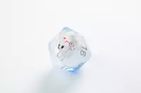 6. Gamegenic: Embraced Series - RPG Dice Set - Kości do Gry - Polar Bear