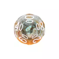 8. Komplet kości REBEL RPG - Nadziewane - Tropikalna plaża