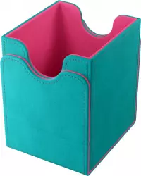2. Gamegenic: Squire 100+ XL - Pudełko na Karty - Teal/Pink