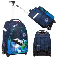 7. Colorino School Jack Plecak Szkolny Na Kółkach Nasa F107651