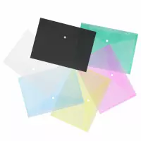 1. Starpak Teczka Kopertowa A4 Zatrzask Przezroczysta 449976