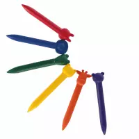 3. Starpak Kredki Woskowe 6 Kolorów Zwierzaki 563026