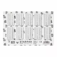 1. Starpak Plan Lekcji z Tabliczką Mnożenia A5 Kapibara 572478
