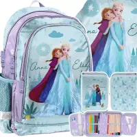 1. Paso Zestaw Szkolny 3el. Elsa Plecak DF26AA-081 + Piórnik DF26AA-P001 + Worek DF26AA-712
